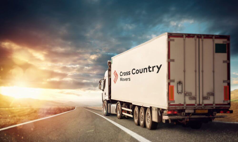 Cross country movers truck