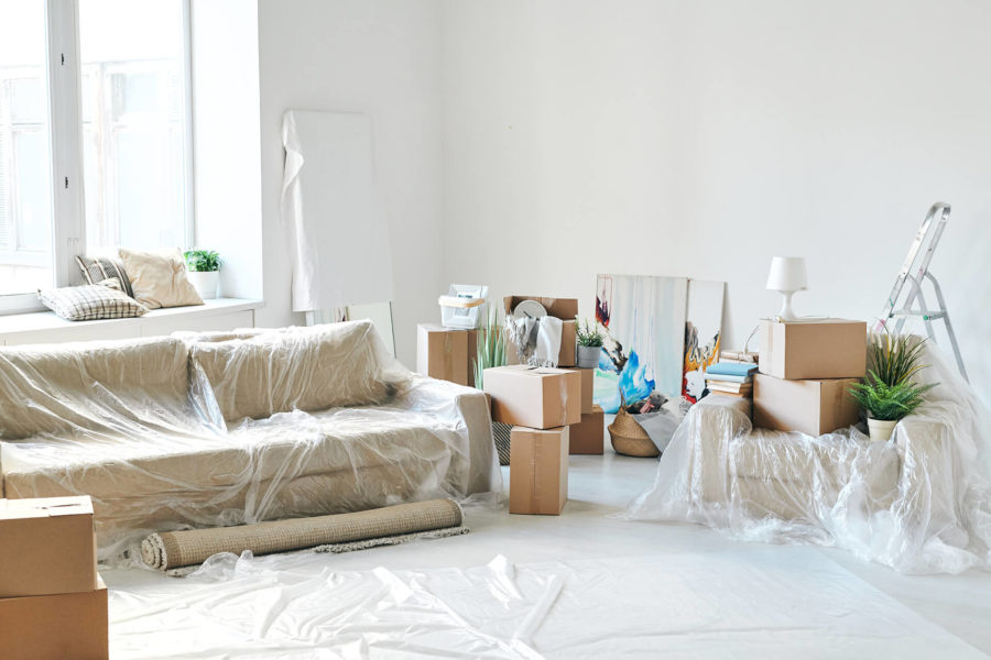 packed furniture
