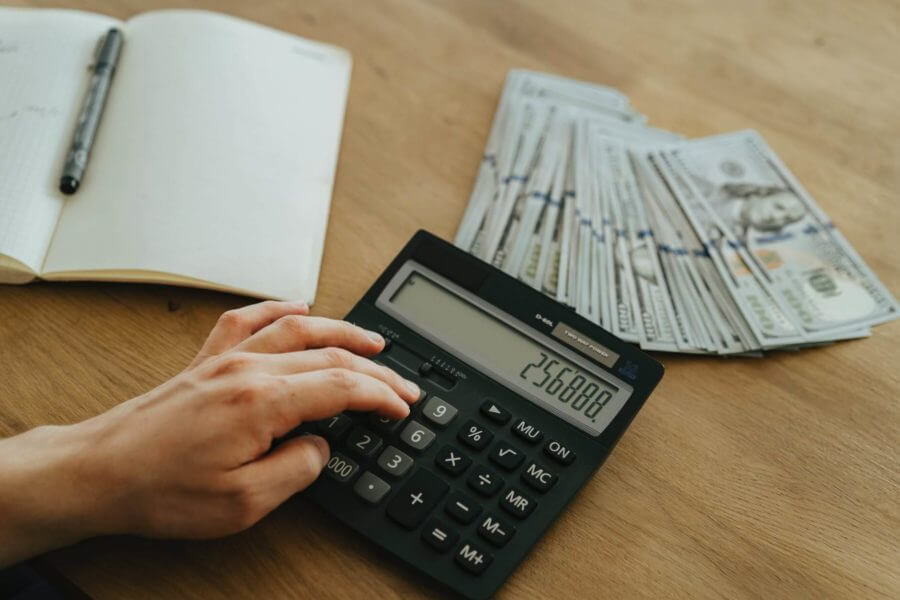 Money and calculator   