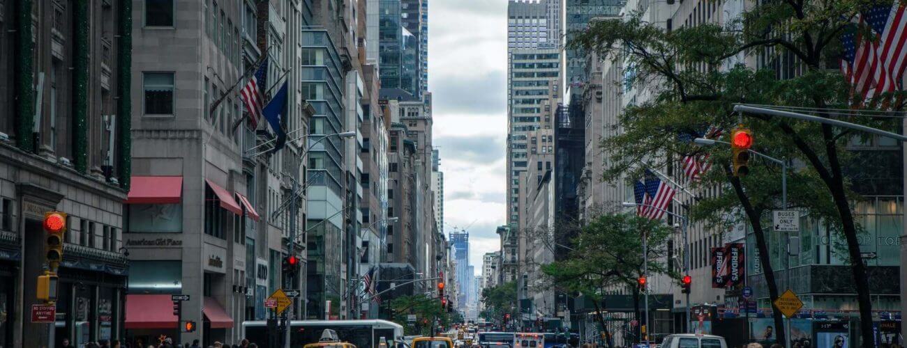 A NY street view