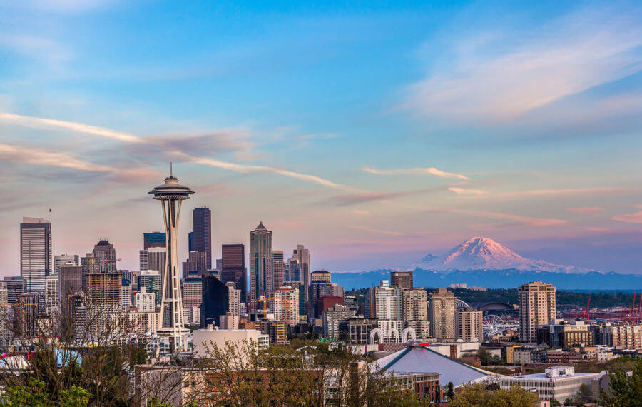 a city view of Seattle, Washington
