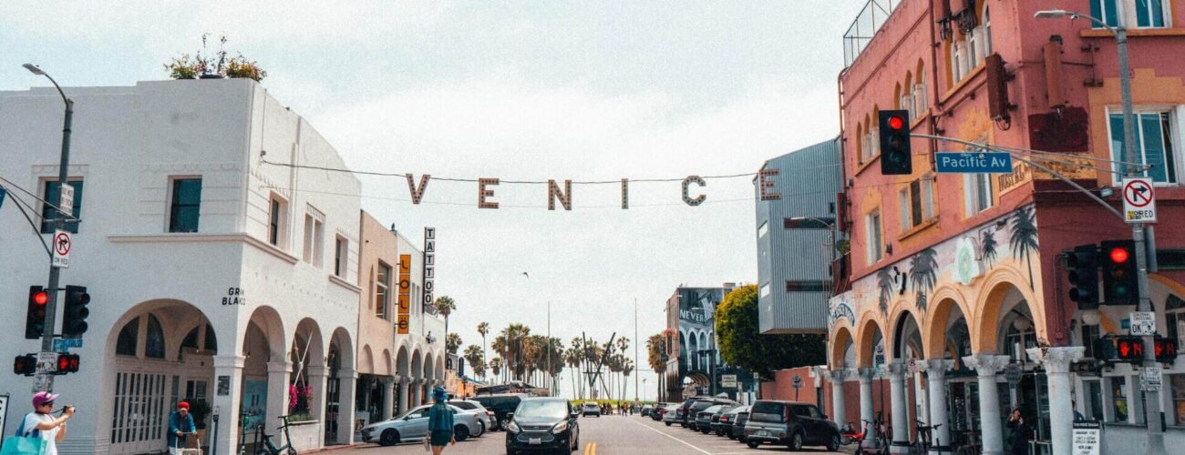 Street view of Venice Beach