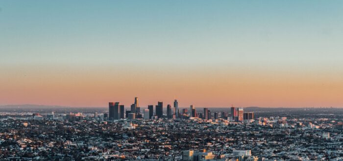 View of LA after long-distance moving