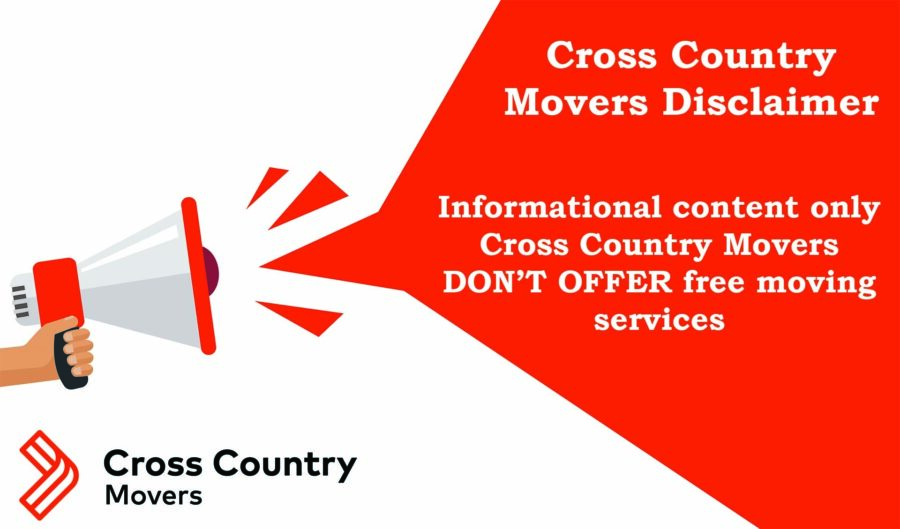 Cross Country Movers Disclaimer