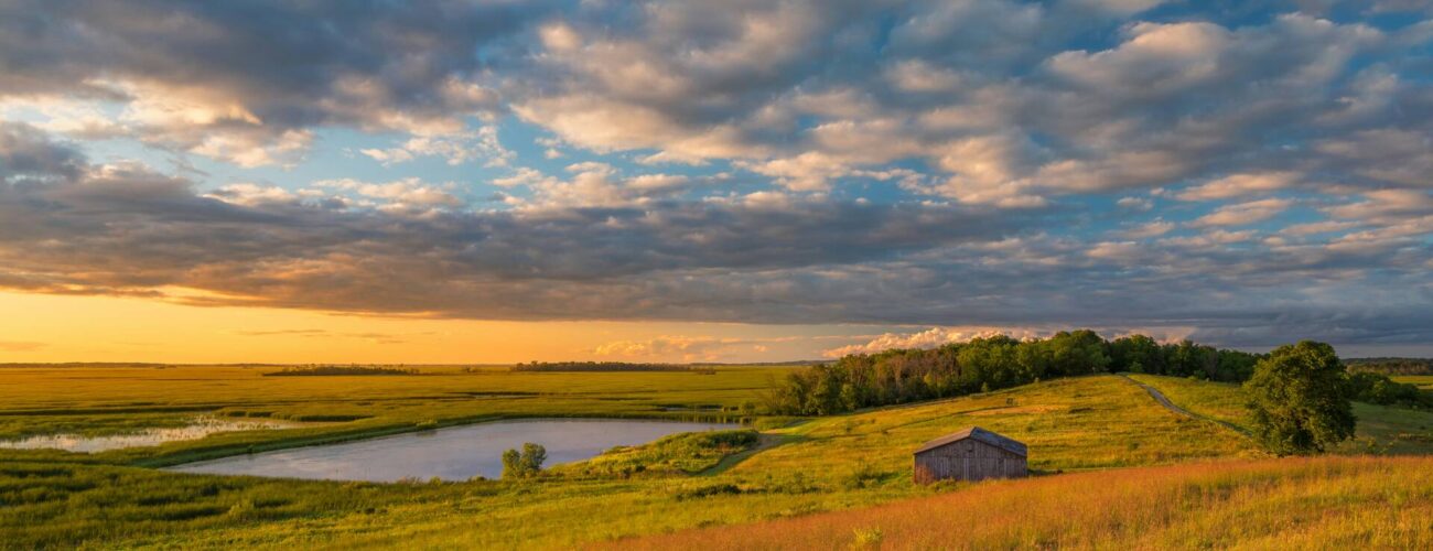 A landscape in Wisconsin