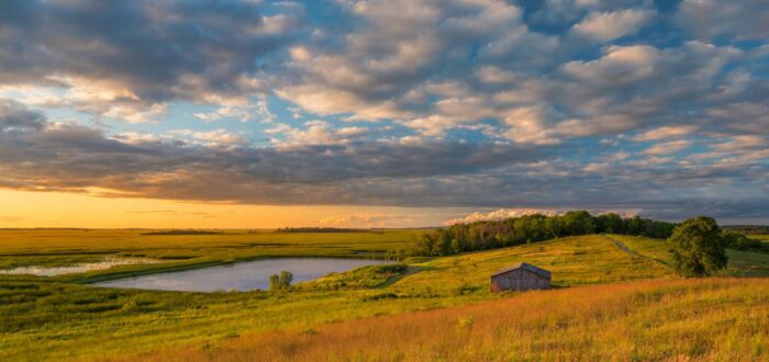A landscape in Wisconsin