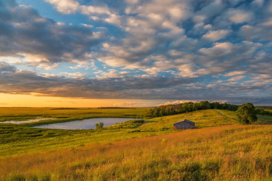 A landscape in Wisconsin