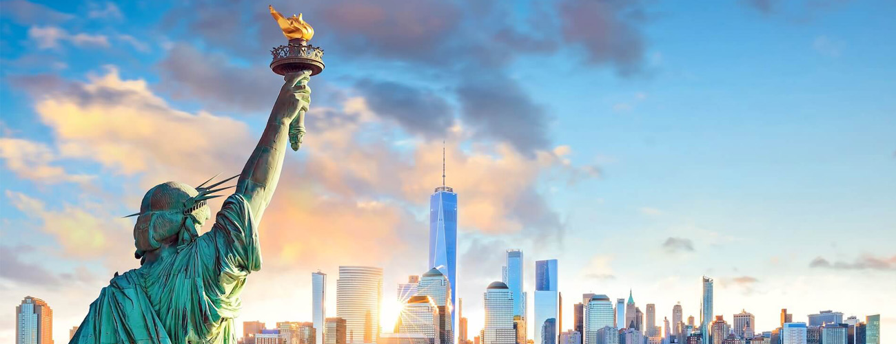 The Statue of Liberty in NY